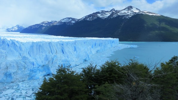Right side of glacier