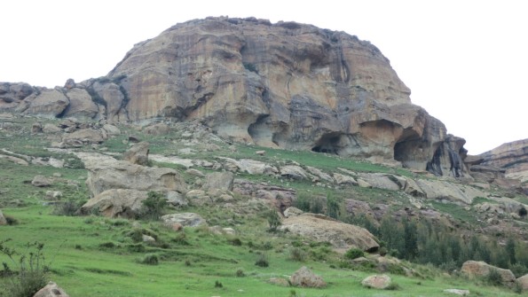 Caves where cattle sometimes live