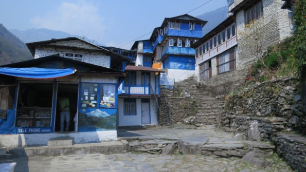 Typical village along the way