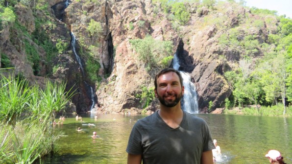 Scenic waterfalls