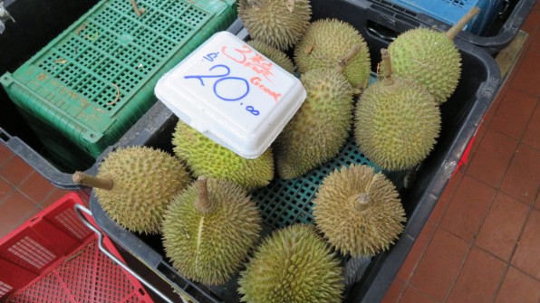 Durian, a really smelly but tasty fruit
