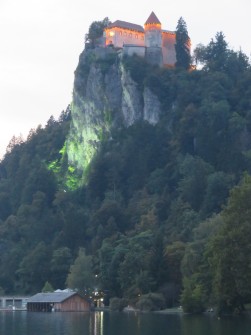 Castle beside the lake